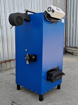 Жидкотопливный полуавтоматический котел КДО 3 (35 кВт) в утепленном корпусе